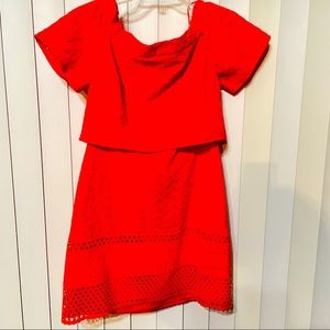 Good quality orange dress new without tags